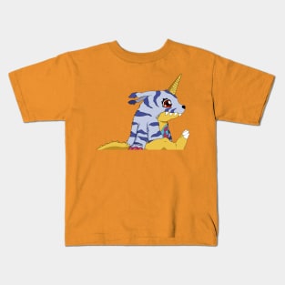 Sitting Gabumon Kids T-Shirt